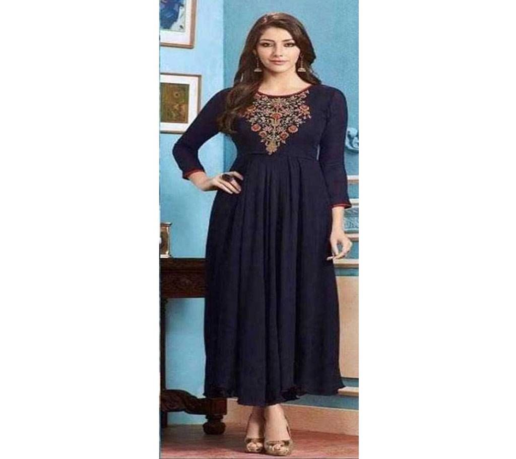 Georgette with embroidery