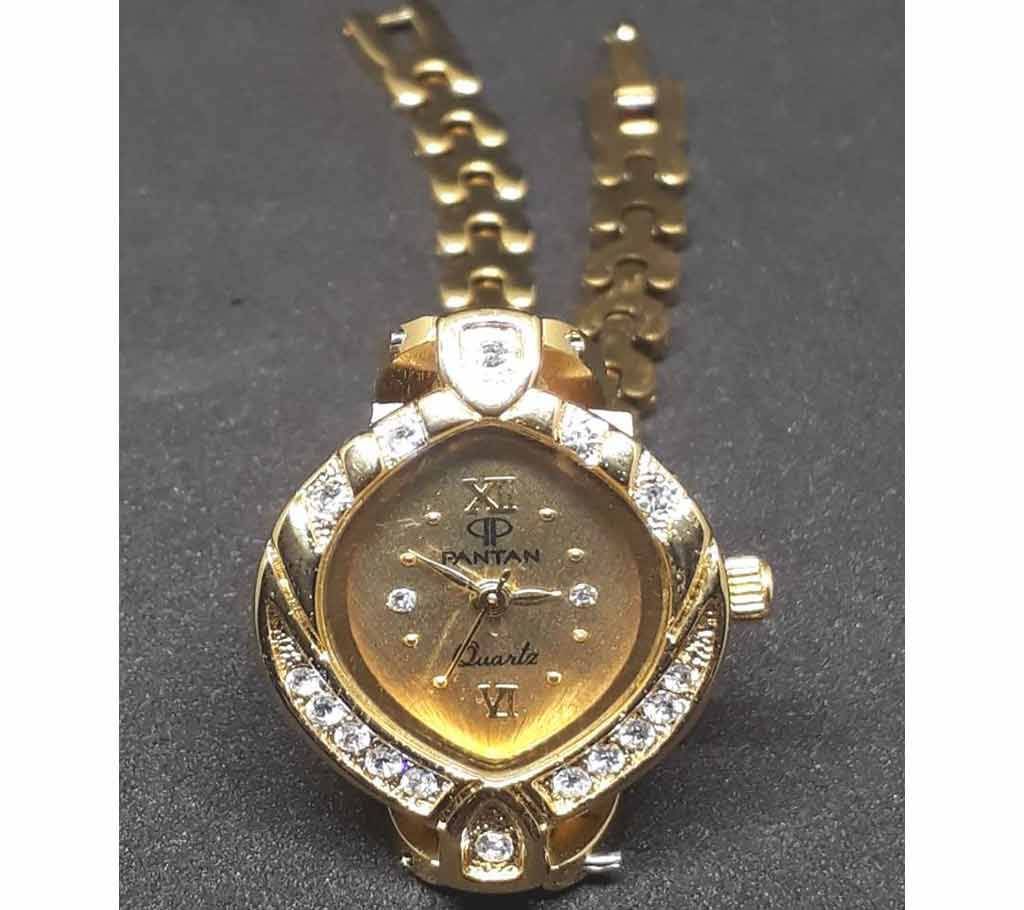 IMPORTED GOLDEN LADIES WRIST WATCH - PANTAN copy 