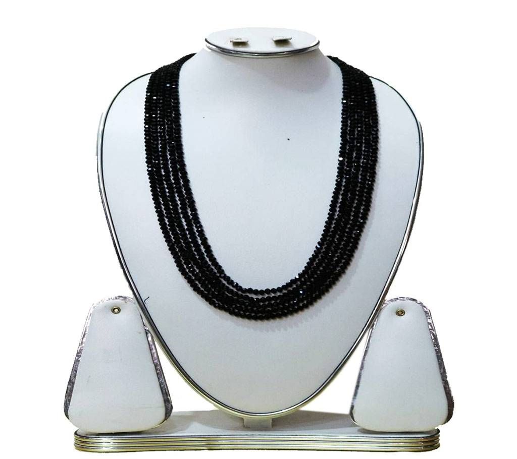 Artificial Black Stone Necklace 