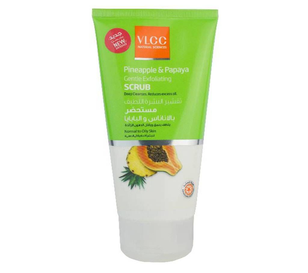 VLCC Pineapple & Papaya Gentle Exfoliating Scrub 150ml India