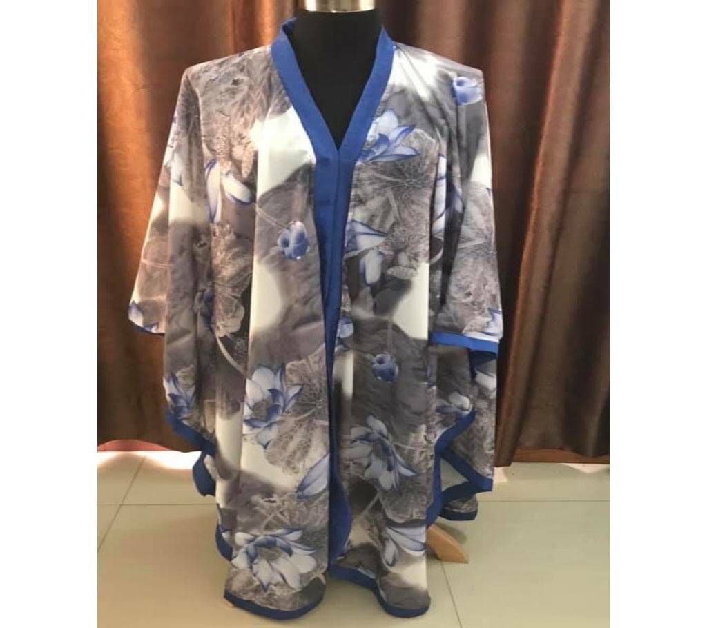 Satin Bordered Abaya