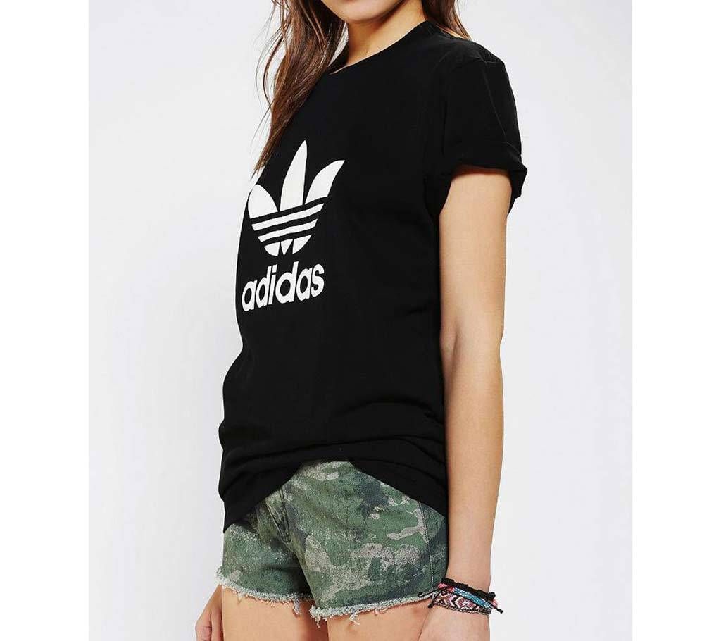 Adidas half sleeve ladies cotton t-shirt-copy 
