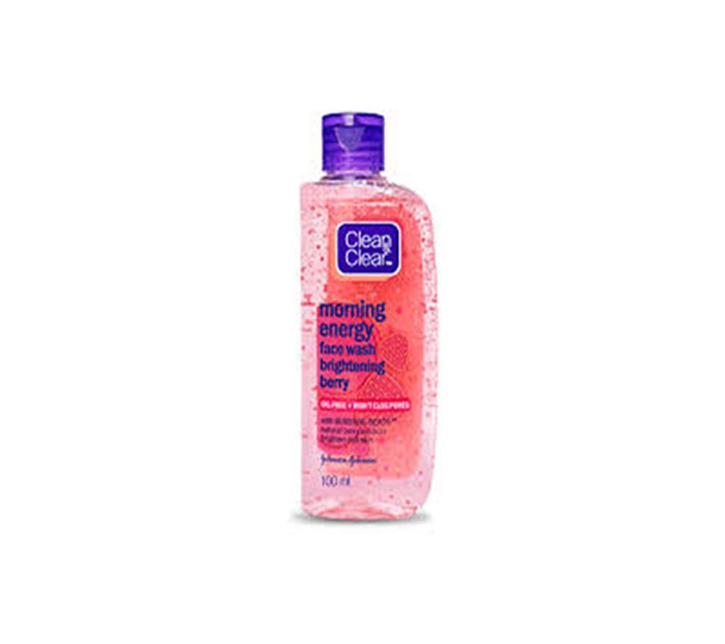 Clean&Clear Morning Energy Face Wash-Brightening Berry-100ml-UK