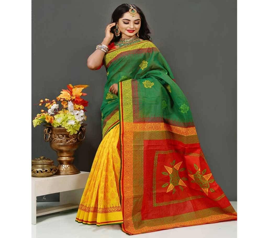 BLOCK  ANDY SILK SAREE