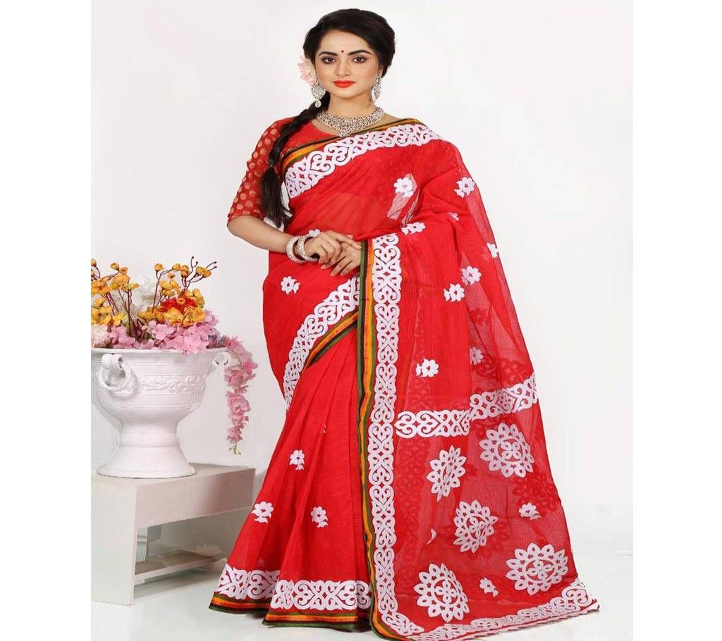 Suti Applique Saree