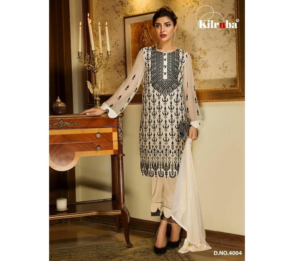 Jannat Summer Dream By KILRUBA 4004 Unstitched Three Piece - Copy
