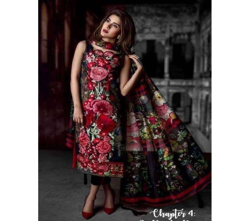 Unstiched Cotton 3 pieces Copy