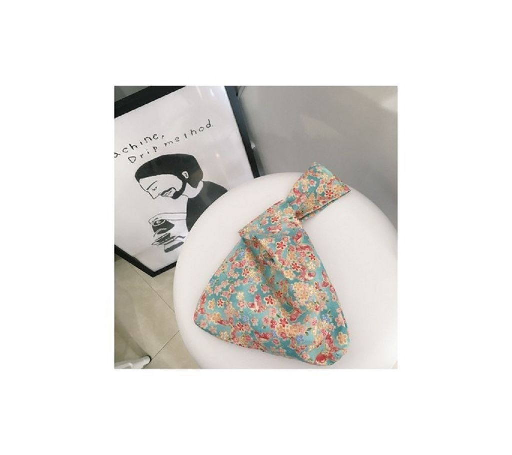 HANDMADE COTTON JAPANESE WRIST BAG SMALL POUCH HOBO HANDBAGS FOR WOMEN TOTE KEY POUCH WRISTLETS CLUTCH BAGS