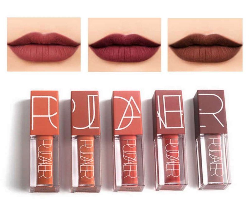 5Pcs Waterproof Long Lasting Matte Liquid Lipstick