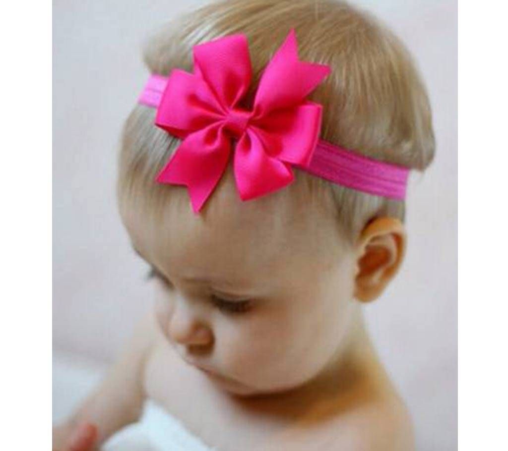 5pcs Baby Head Bands Toddler Girl Swallowtail Bow Elastic Hair Bands