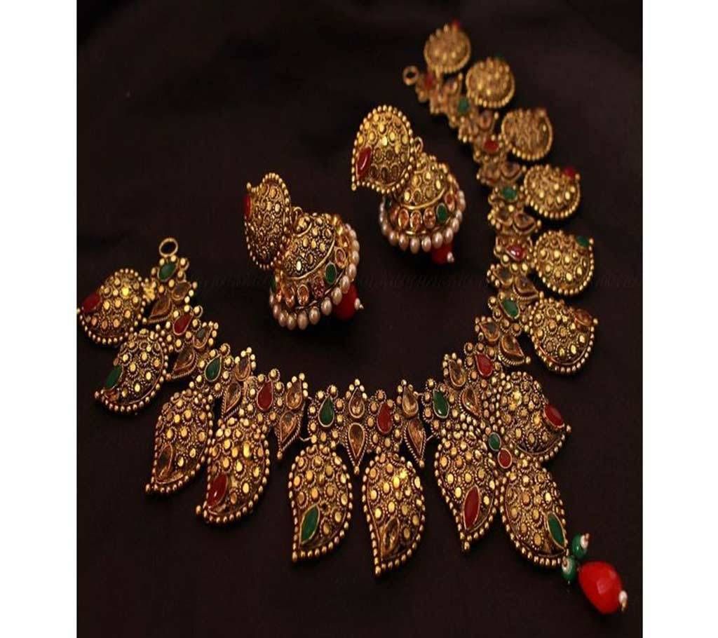 Gold Plated Antique Necklace Jewelry  DP12  HMM