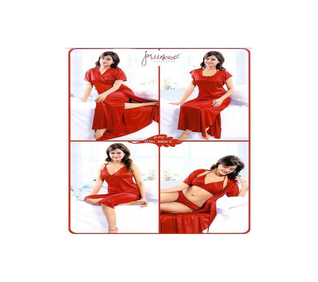 Fashionable Six Part Night Dress from For Women ND6-08