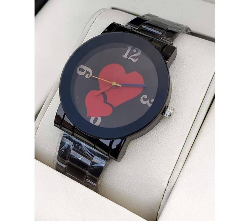 Love Design Ladies Metal Wrist watch 