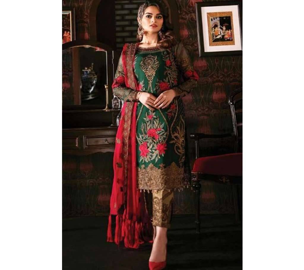 Unstitched Georgette 3Pcs Fepic- Carnival 20-dn-68005-UNC
