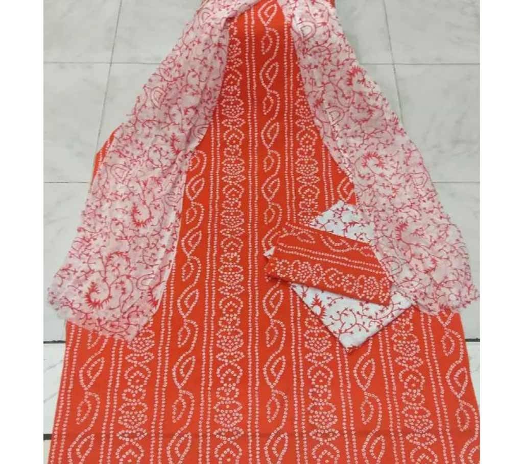 Unstitched Cotton 3Pcs T24