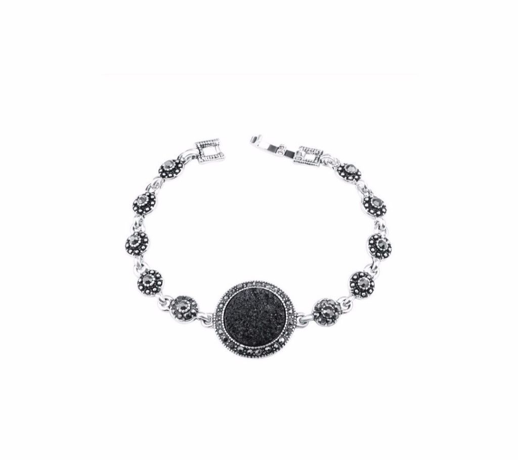 Black Crystal Bracelets For Women