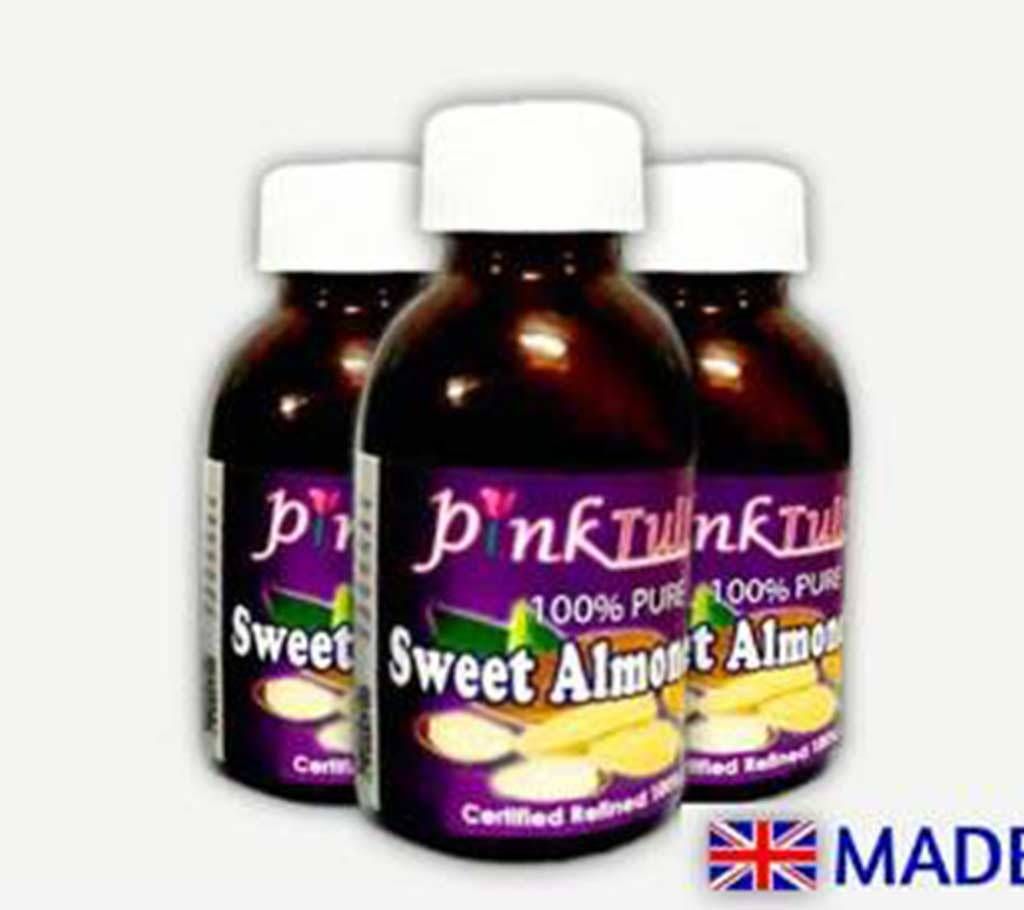 SWEET ALMOND OIL.UK- 1 Pcs Irish Spring Soap Free.