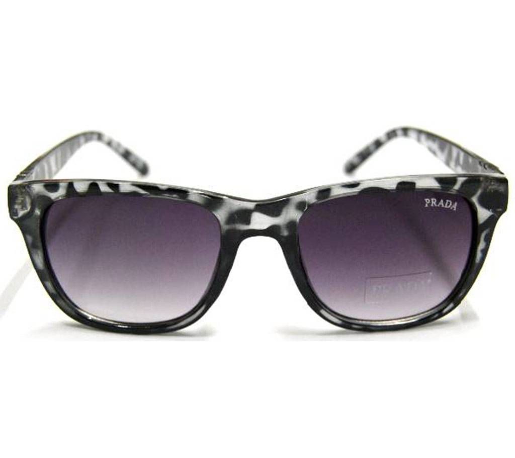 Prada Black-white Slate Gray Sunglass