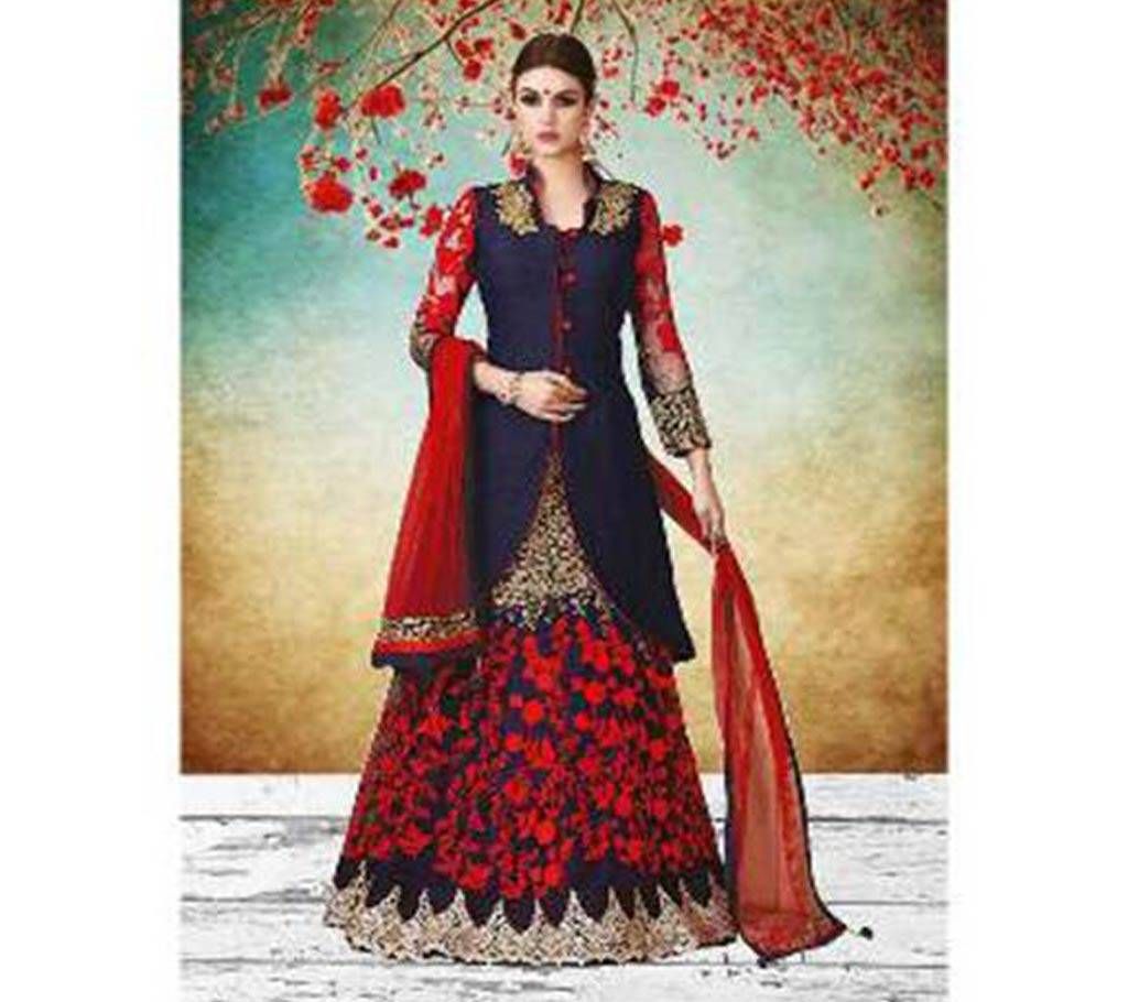 Indian Semistitched Georgette Three-pcs (Copy)