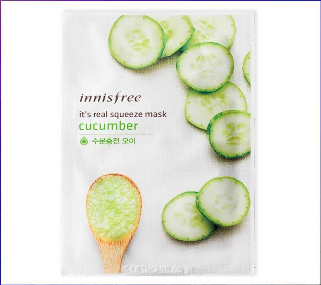INNISFREE Real Squeeze Mask [Cucumber] - 1sheet/20ml