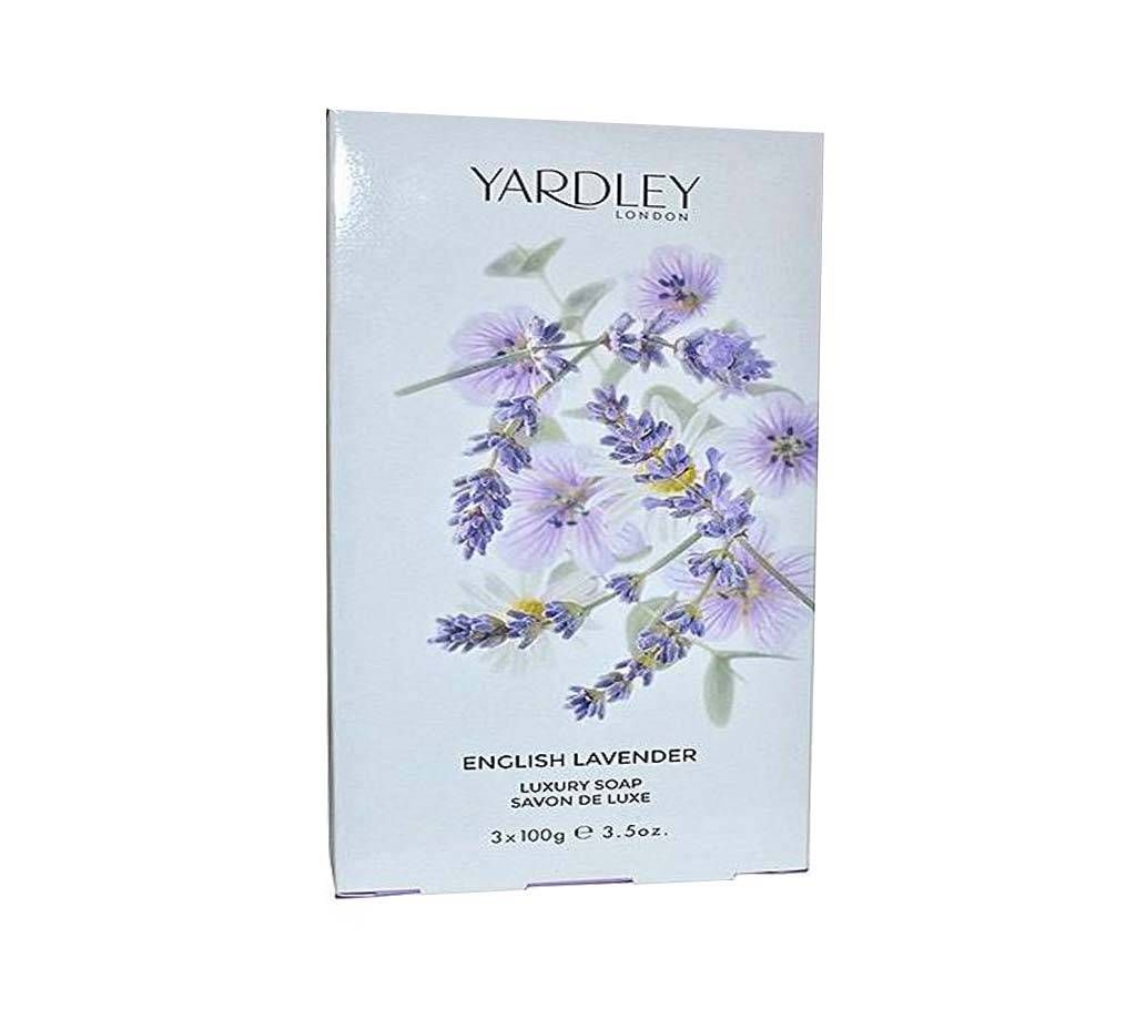 Yardley London Set of 3 English Lavender Soap - 100g X 3 london