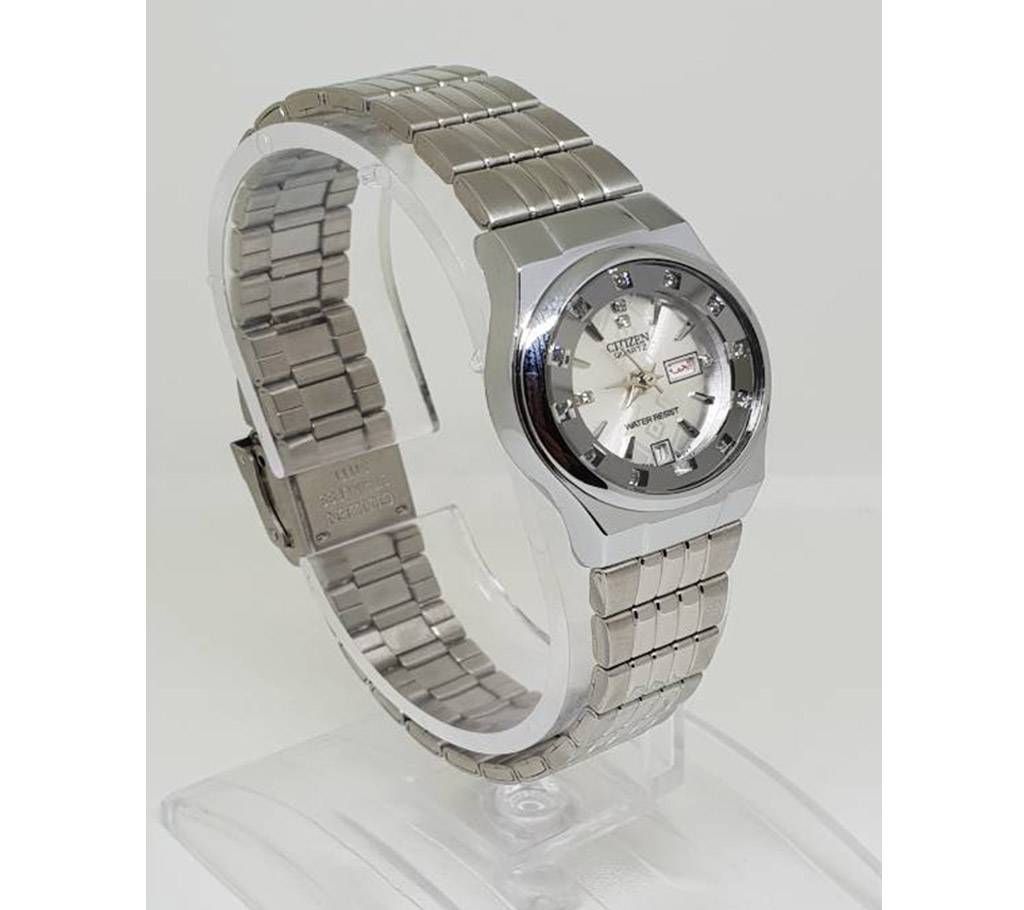 Ladies wrist watch silver chain