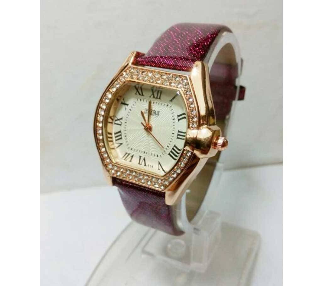 DIAMOND CUT DESIGNED WATCH for ladies 