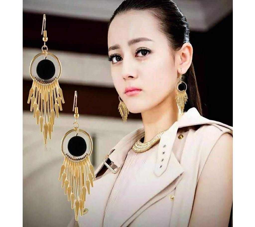 Korean wild tassel earrings - 1 pair