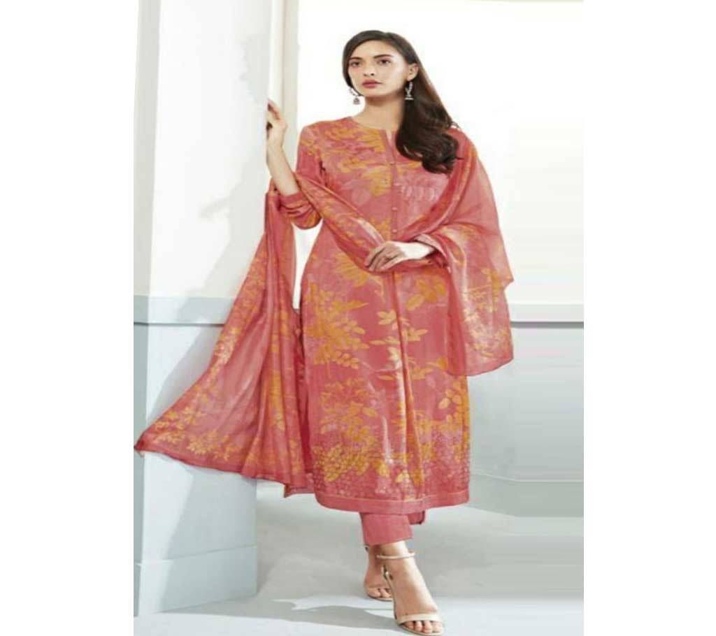 Sarg Parnika - 495 Unstitched Cotton Suit
