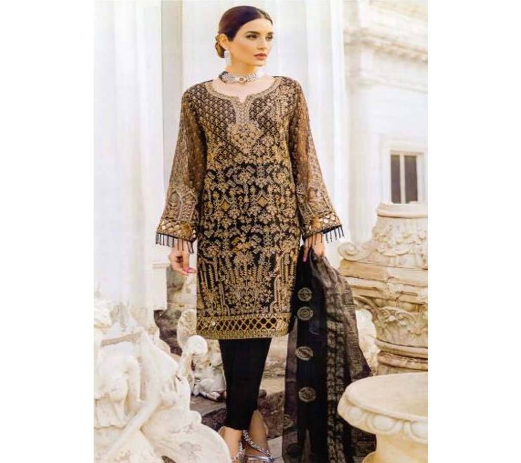 MARIA. (B-3) - 600-406 Unstitched Three Piece