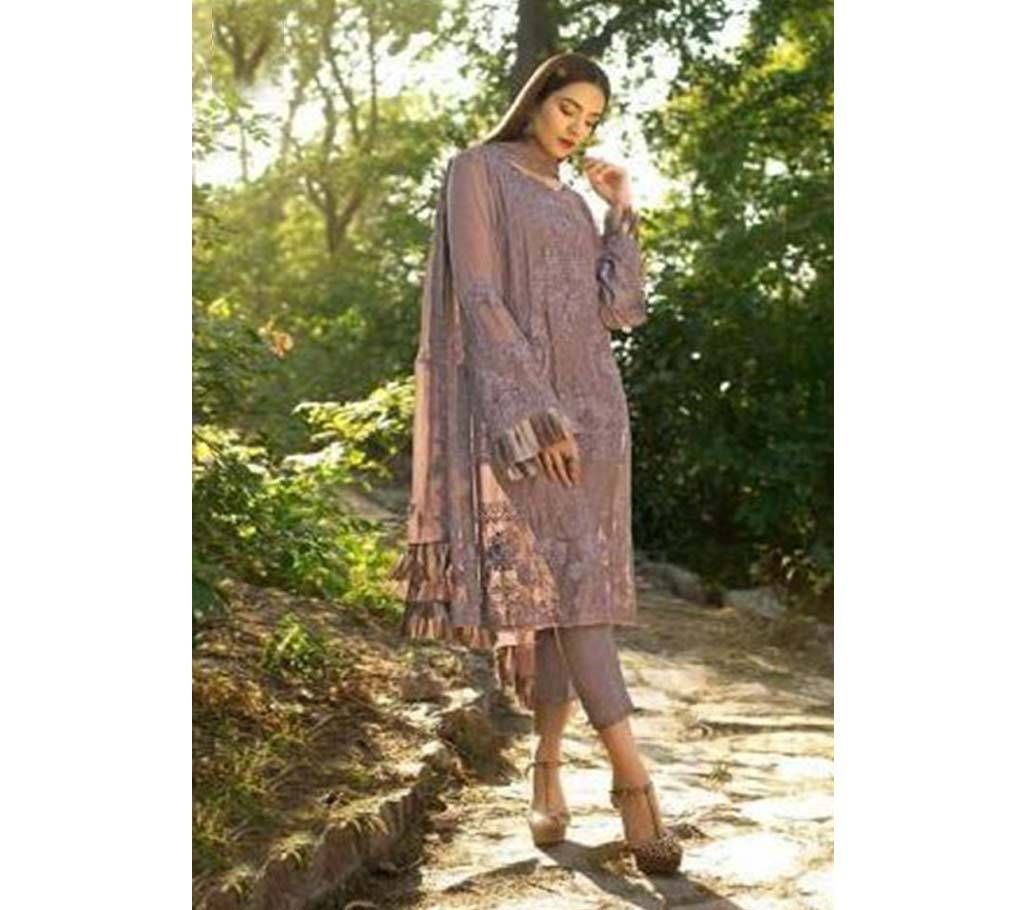 Honey Waqar- 600-206 Unstitched Three Piece