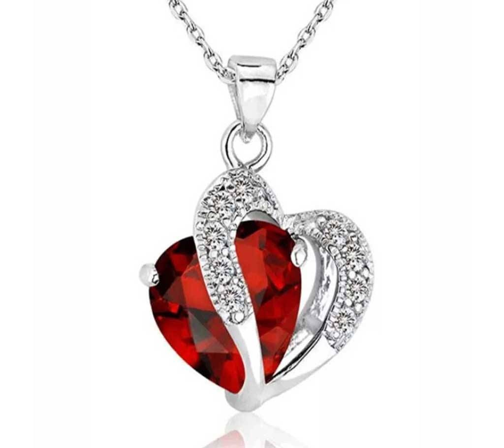 heart Shape pendant red color