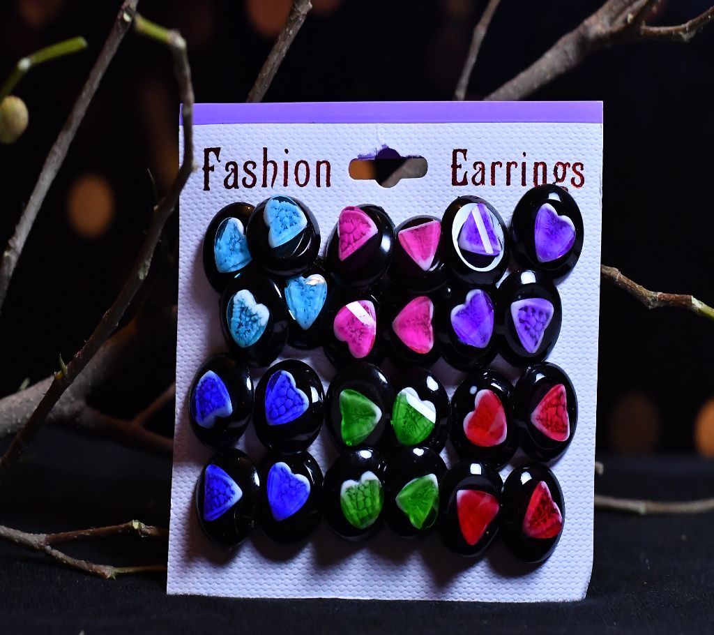 Girls ear ring 3 color Indian collection