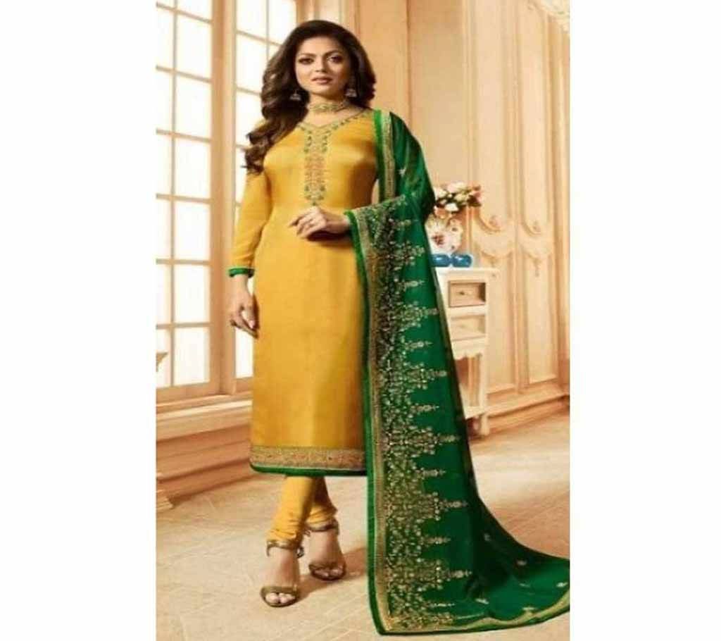Georgette Embroidery Work Dress 02