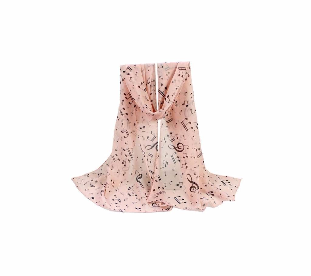 New Fashion Scarf Music Print Neck Shawl Scarve
