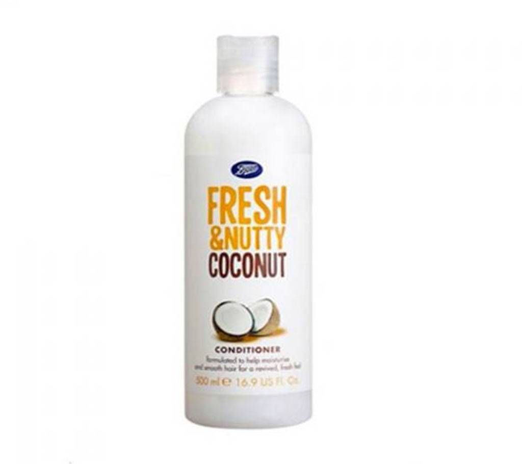 Boots Fresh and Nutty Coconut and Almond Conditioner, 500 ml, UK