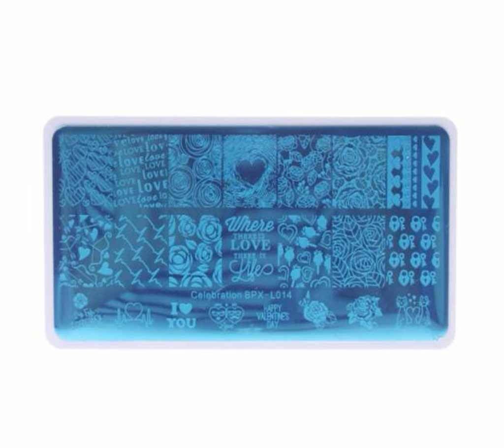 Nail Art Stamp Plate Charm