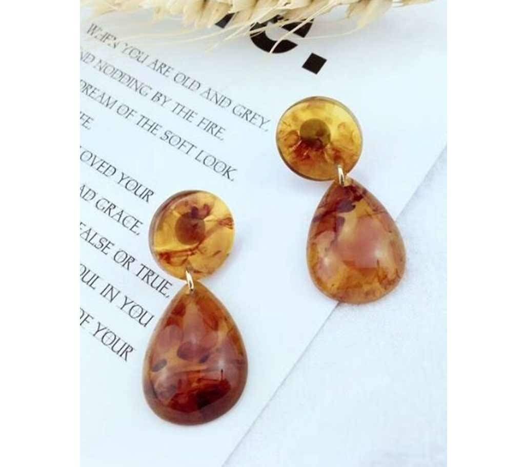 Water Drop Vintage Stud Earrings