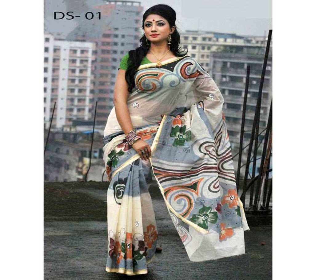 Dhanshiri tat cotton Saree .V