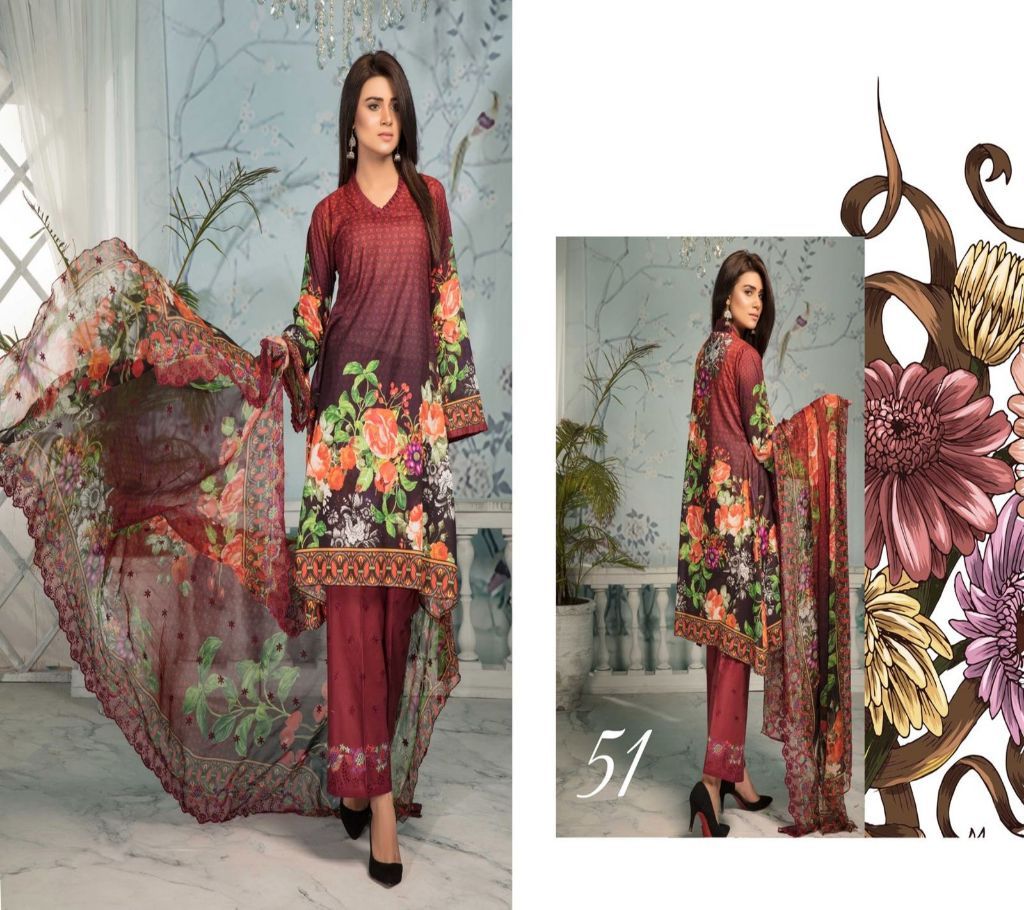 Unstitched Tehzeeb Platinum by Riaz Arts Vol 6