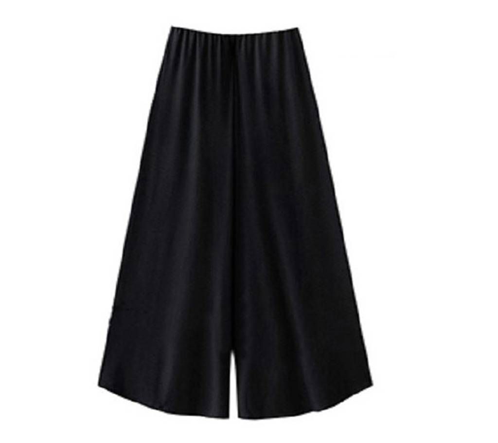 Womens Palazzo Pants - Elegant / Slimming / Elastic Waist Design