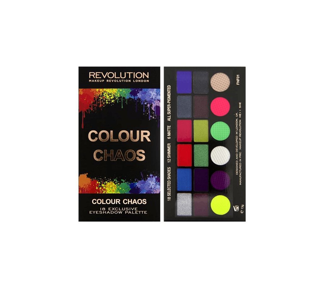 Revolution Colour Chaos Eyeshadow Pallet