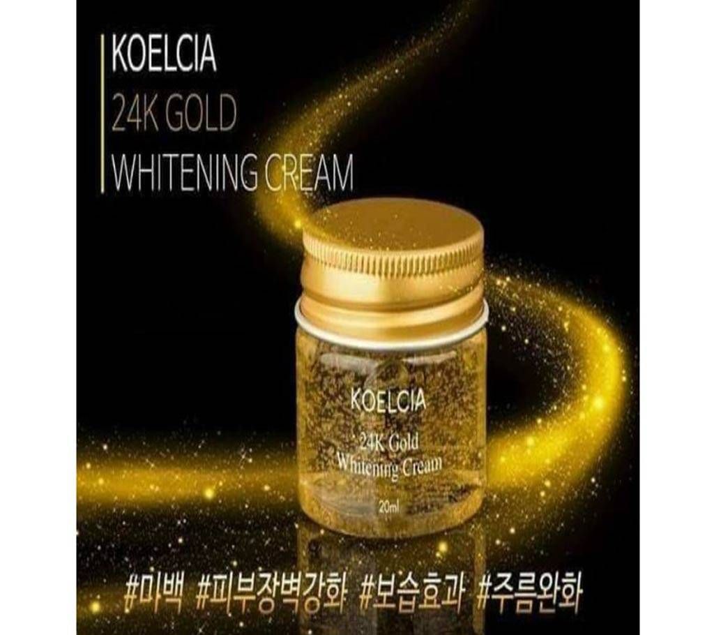 Koelcia 24k Gold Whitening Cream 20 ml Korea 