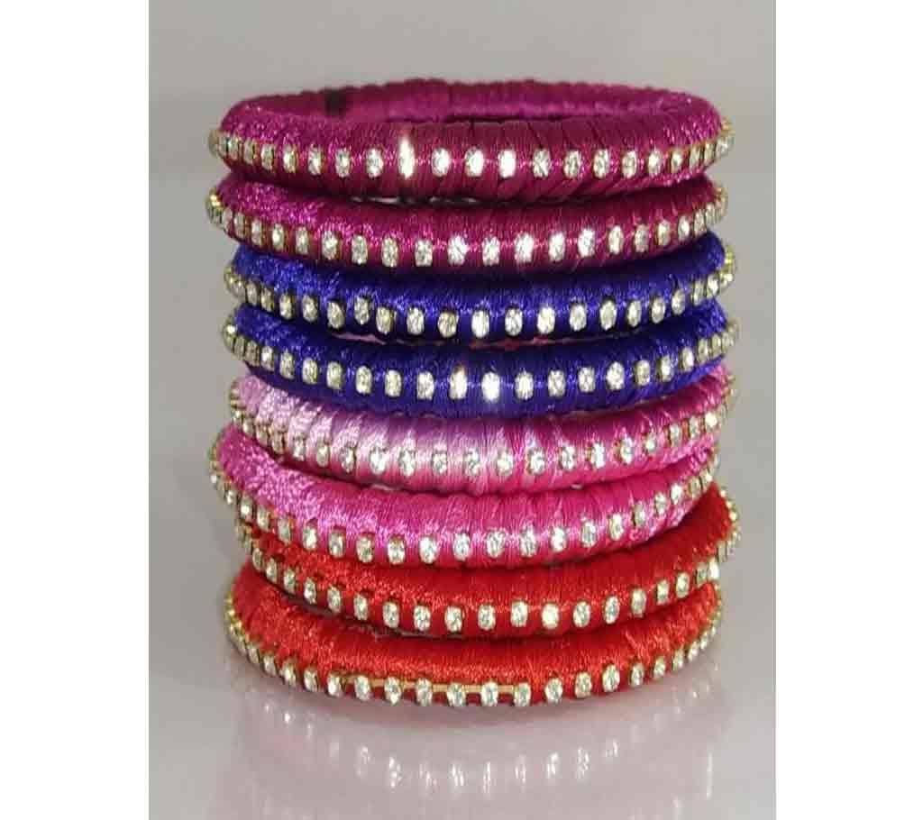 Hand made Bangles-8pcs 