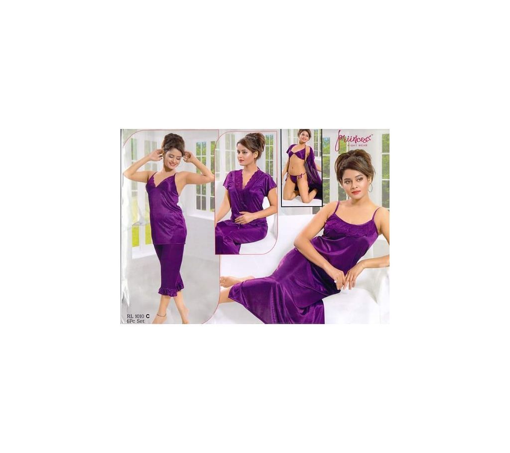 Fashionable Six Part Night Dress from For Women ND6-09