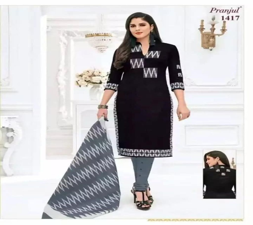 Block Print Cotton Four Piece 105