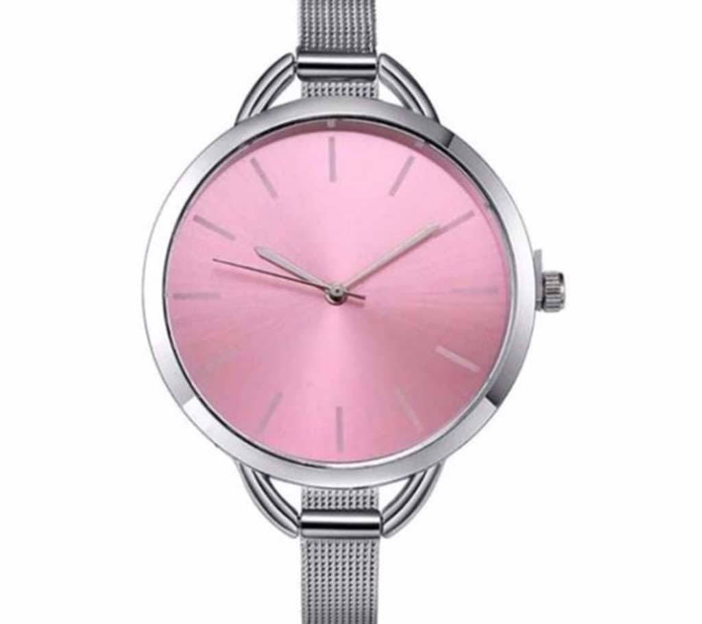 Quartz Super Slim Stainless Steel Wrist Watch For Women