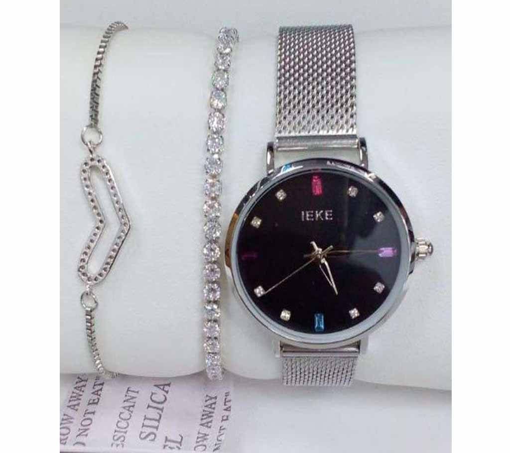 IEKE Ladies Magnetic Multi Layer  Watch LG029 - 1LILA