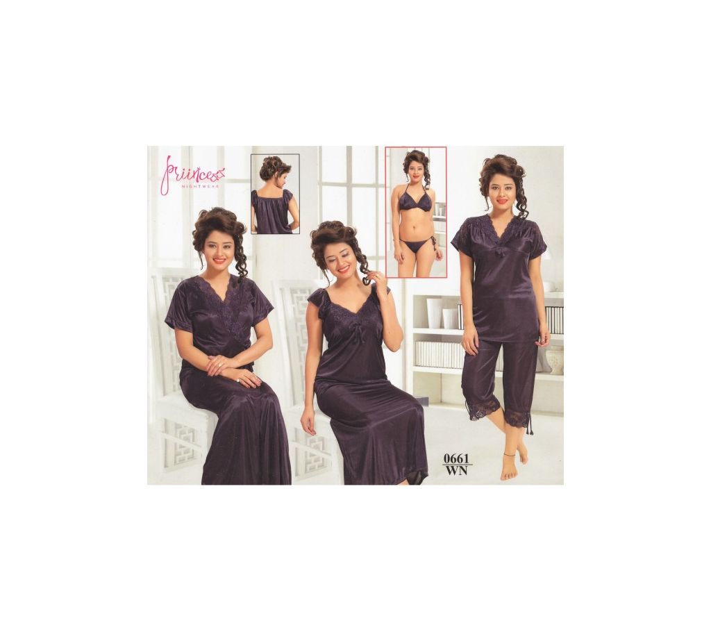 Fashionable Six Part Nighty-0661 WN