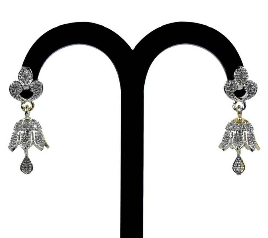 diamond cut earring